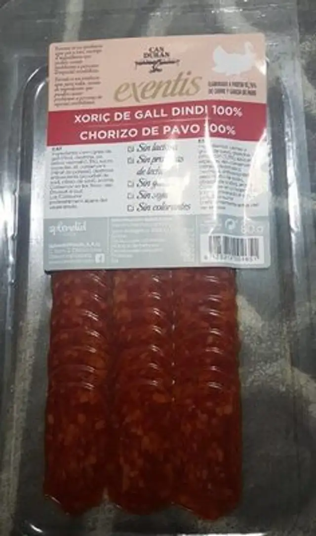 Chorizo de pavo 100%