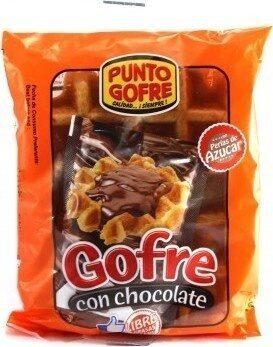 Gofre con chocolate