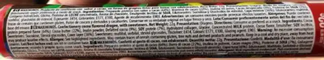 Maximonos ingredients label