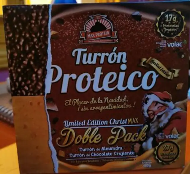 Turrón proteico