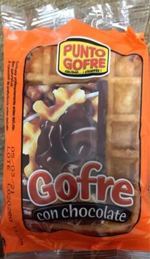 Gofre con chocolate