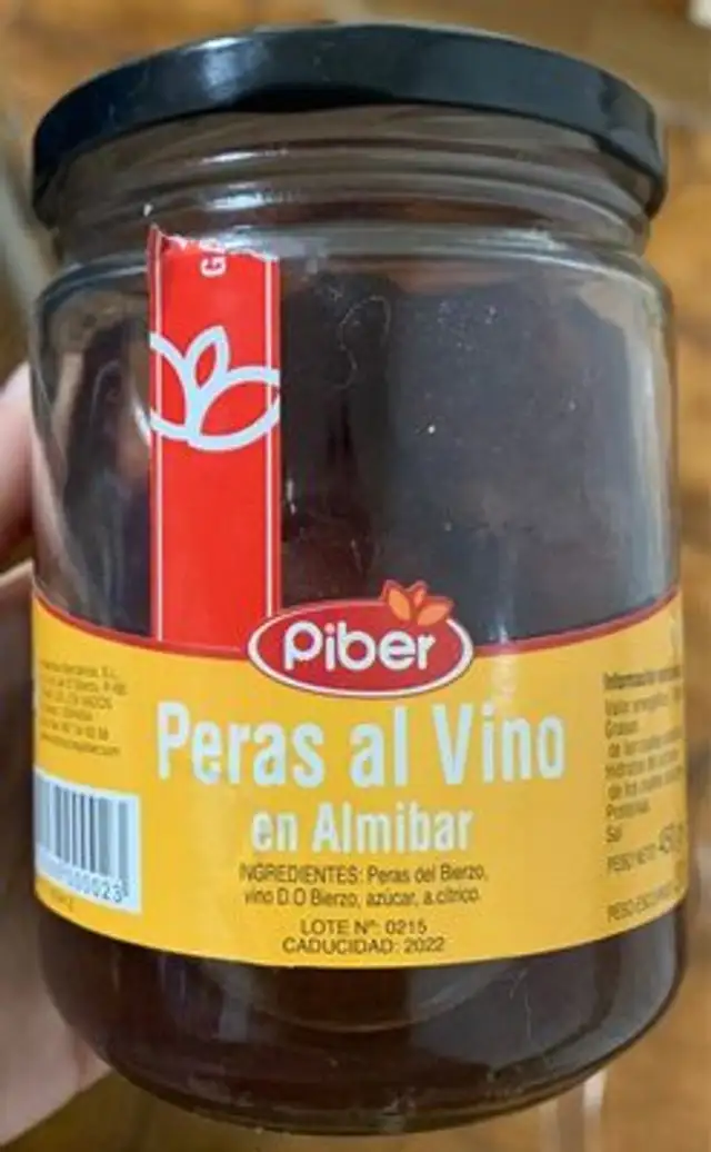 Peras al vino