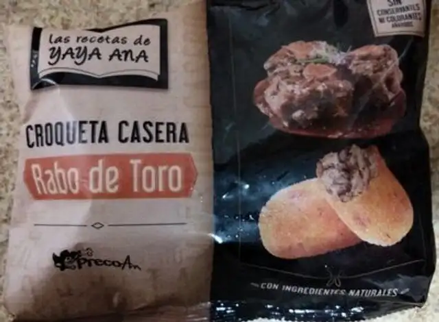 Croqueta casera rabo de toro