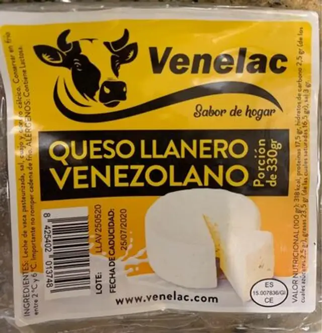 Queso llanero venezolano