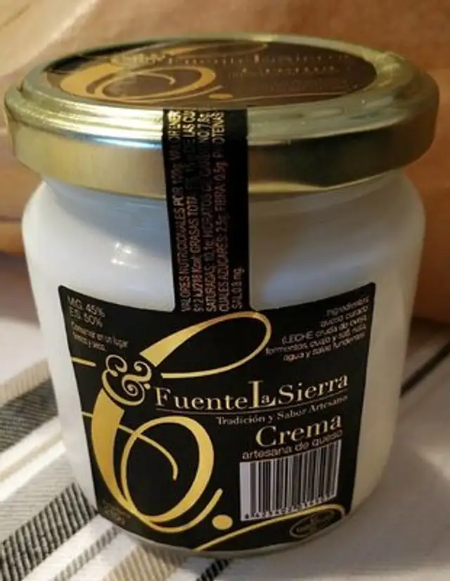 Crema artesanal de queso