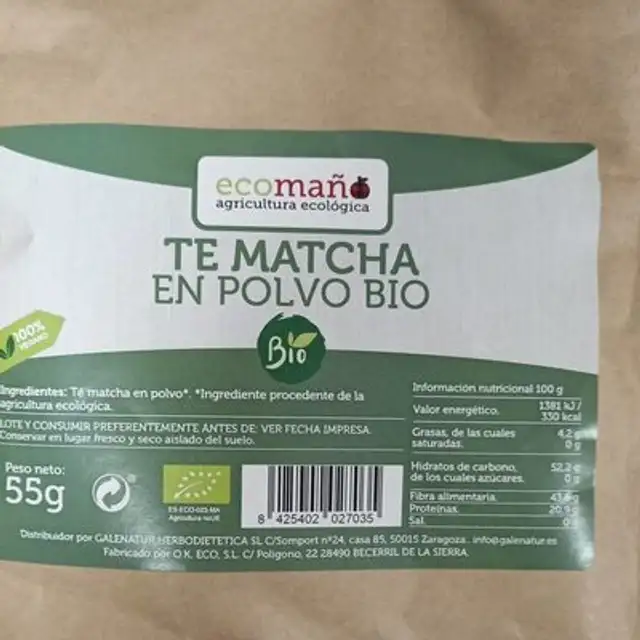Te marcha en polvo Bio