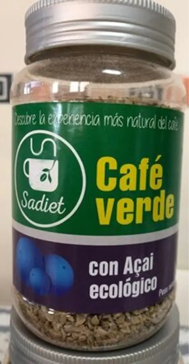 Cafe verde con acai ecologico