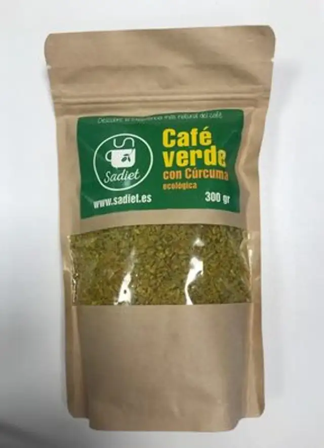 Café verde con Cúrcuma ecológica