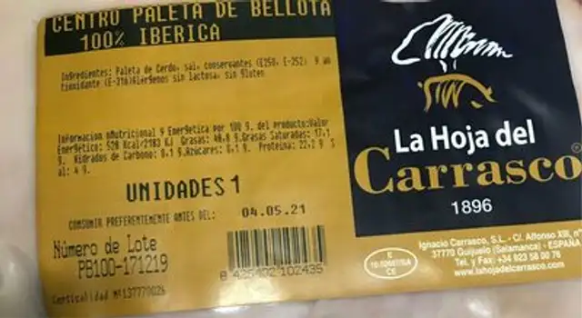Paleta bellota