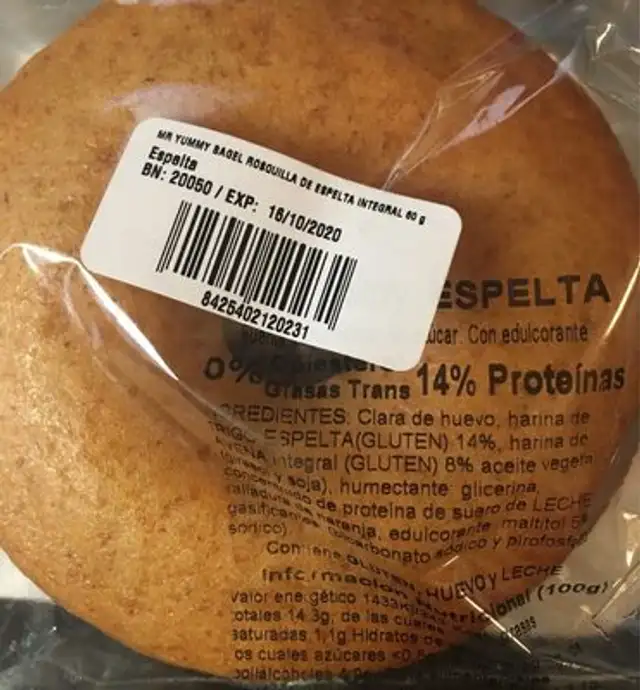 Rosquilla espelta integral