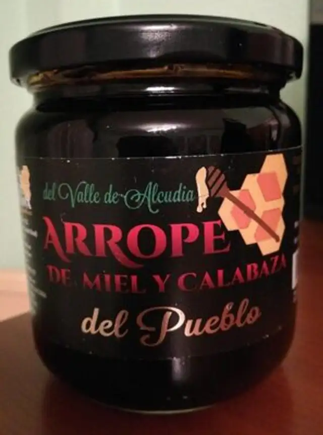 Arrope de miel y calabaza