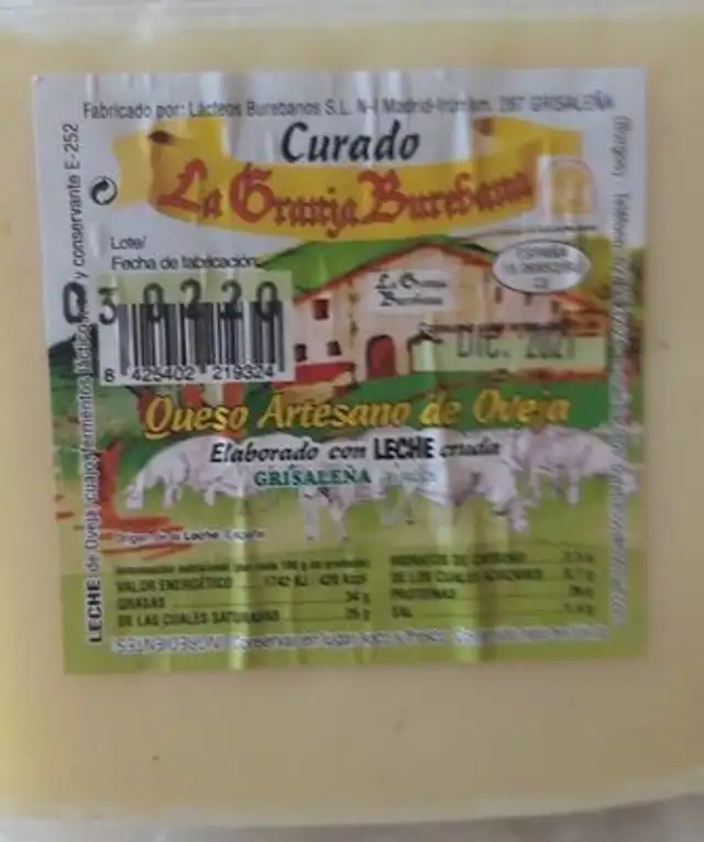 Queso artesano  de oveja