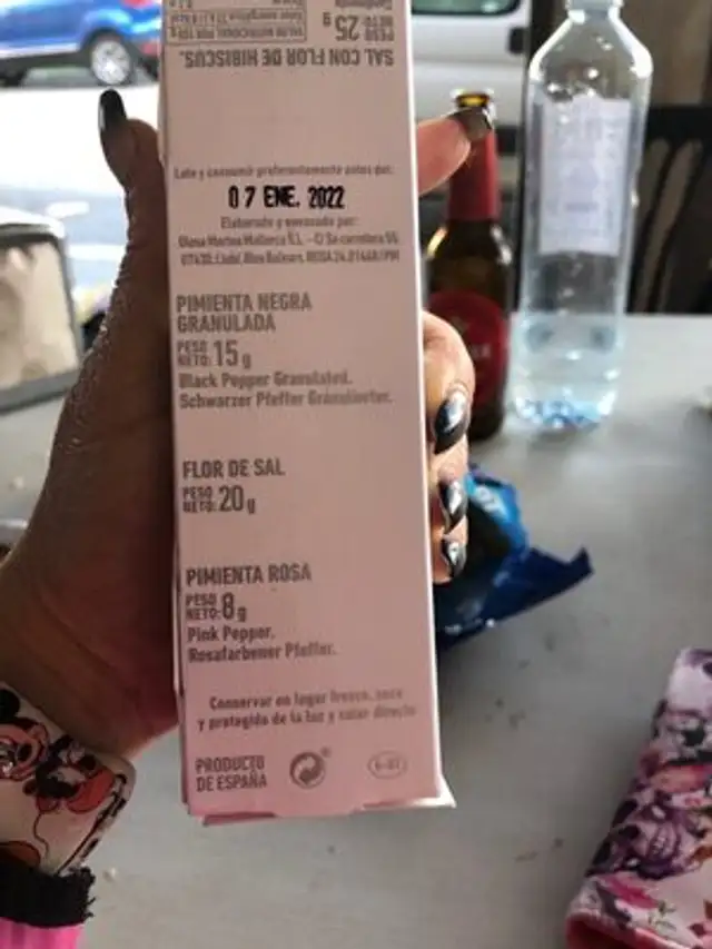 Unknown ingredients label