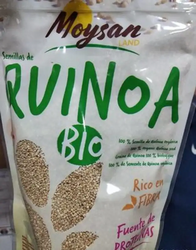 Quinoa nutrition facts table