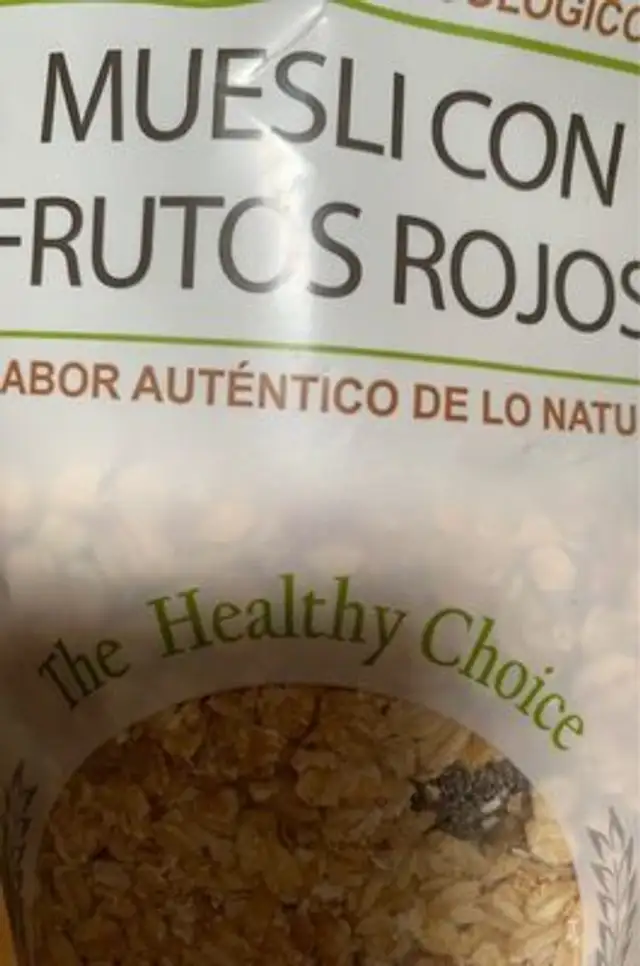 Muesli con frutos rojos
