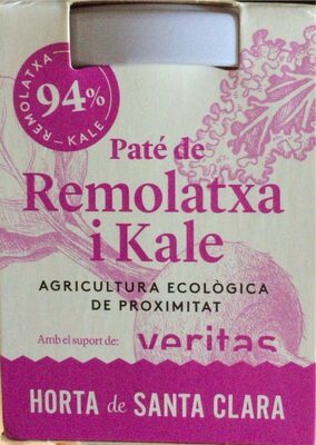 Paté de remolacha y kale