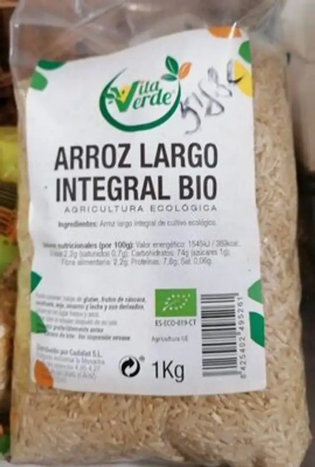 Arroz largo integral bio