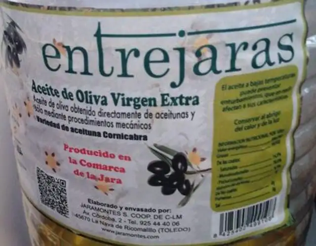 Aceite de oliva virgen extra