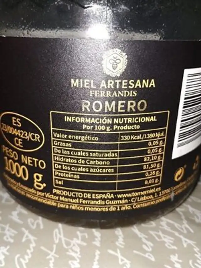 Unknown ingredients label