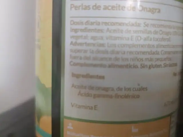 Unknown ingredients label