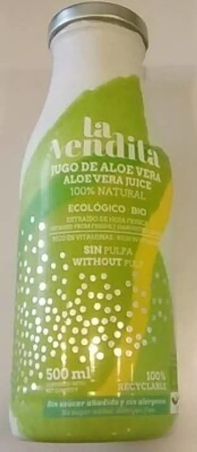 Jugo de Aloe vera La Vendita SIN pulpa 500 mL