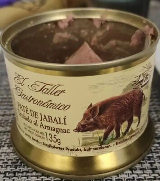 Paté de jabalí