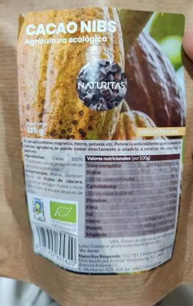Nibs de cacao