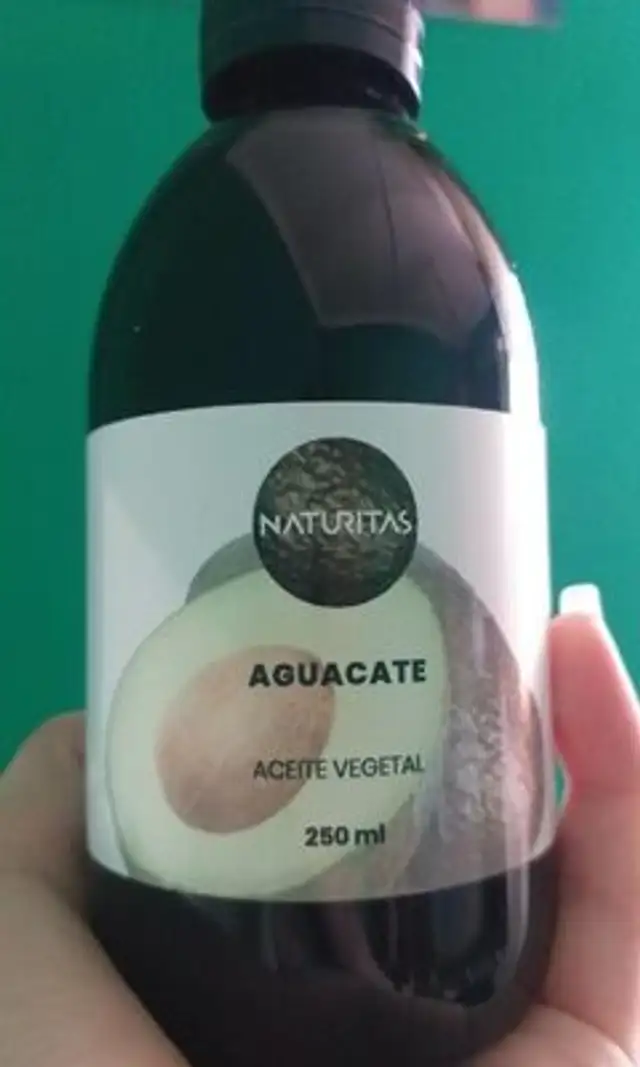 Aguacate aceite vegetal