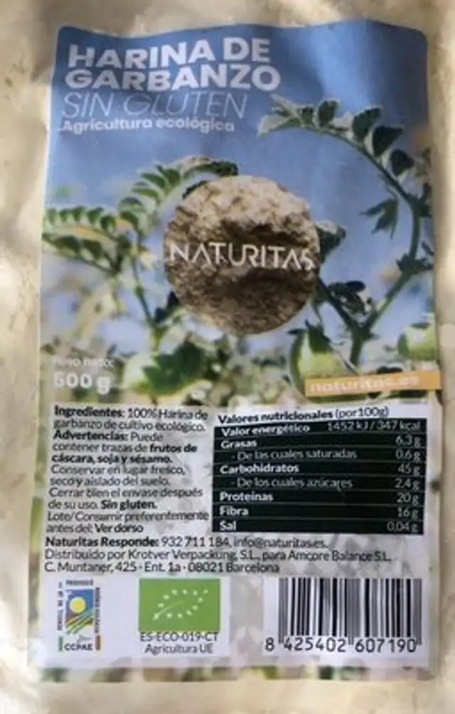 Harina de garbanzo