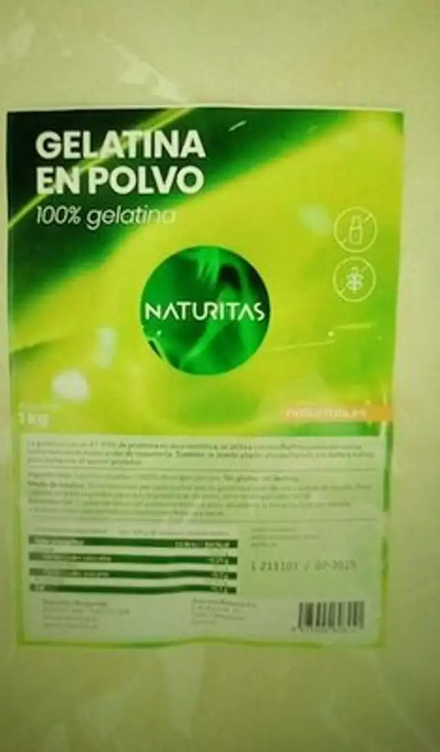 Gelatina neutra en polvo