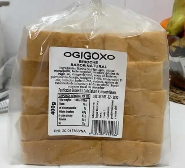 Brioche sabor natural