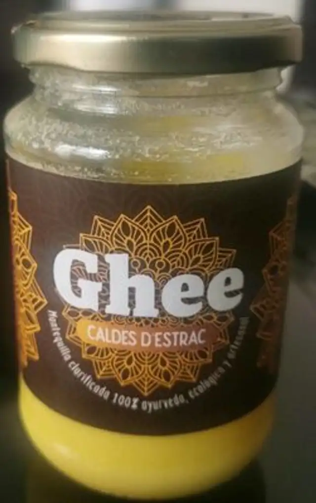 Ghee Mantequilla clarificada 100% ayurveda
