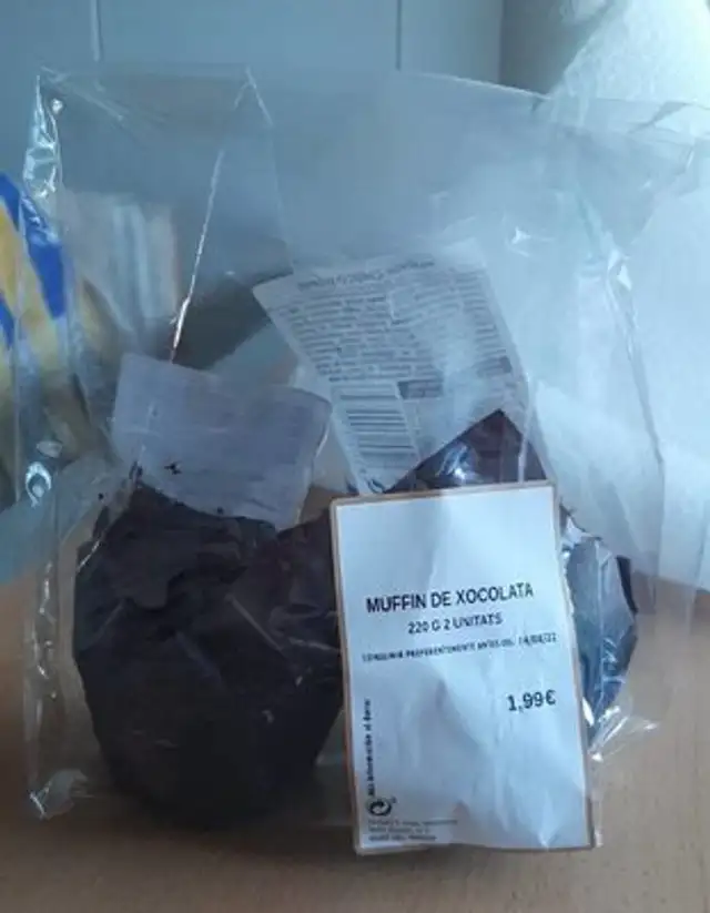 muffin de xocolata