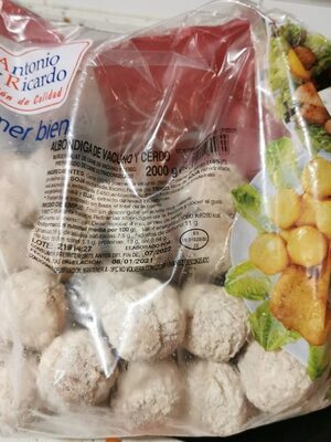 Albóndigas de vacuno y cerdo