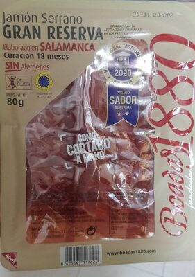 Jamón serrano gran reserva