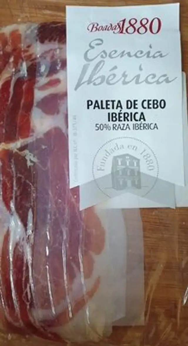 Paleta de cebo iberica