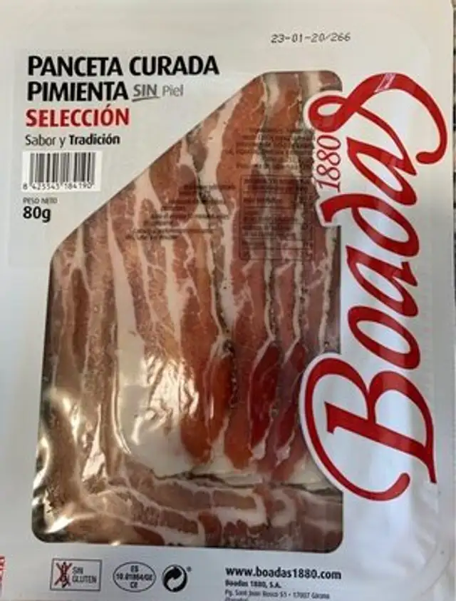 Panceta Curada Pilienta