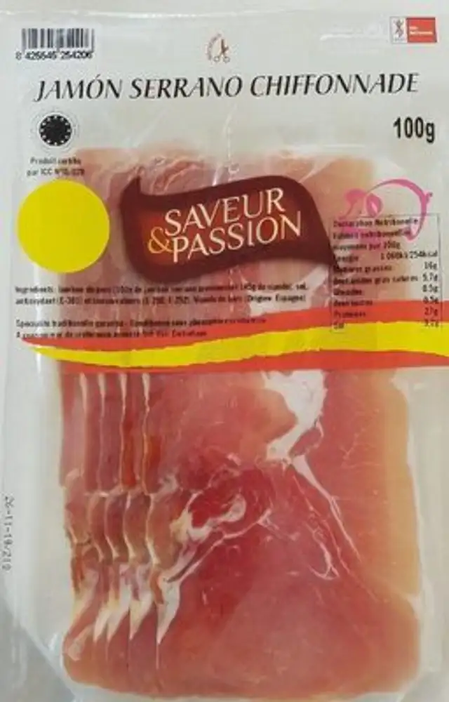 Jamon serrano  chiffonnade