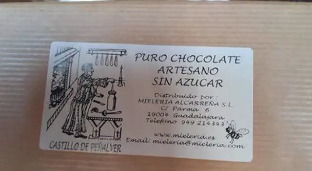 Chocolate negro puro sin azúcar
