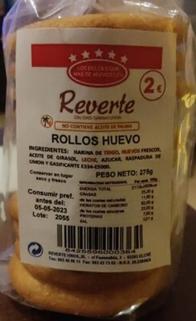 Rollos huevo