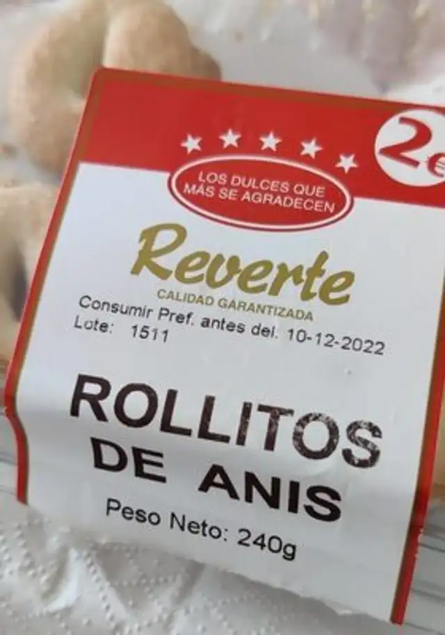 Rollitos de anís
