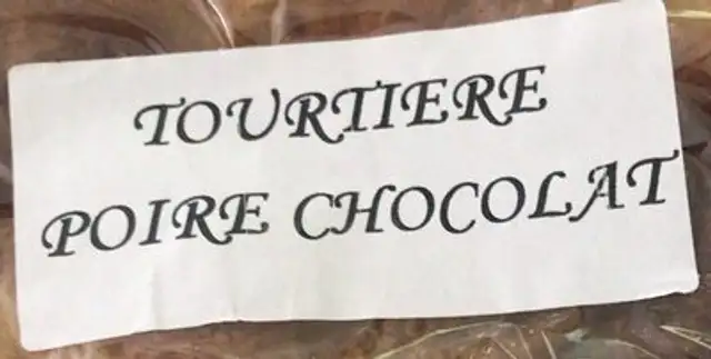 Tourtière poires chocolat