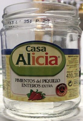 Pimientos del piquillo enteros extra front packaging