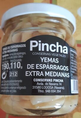 Yemas de espárragos extra medianas