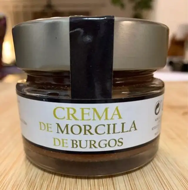 Crema de morcilla de burgos