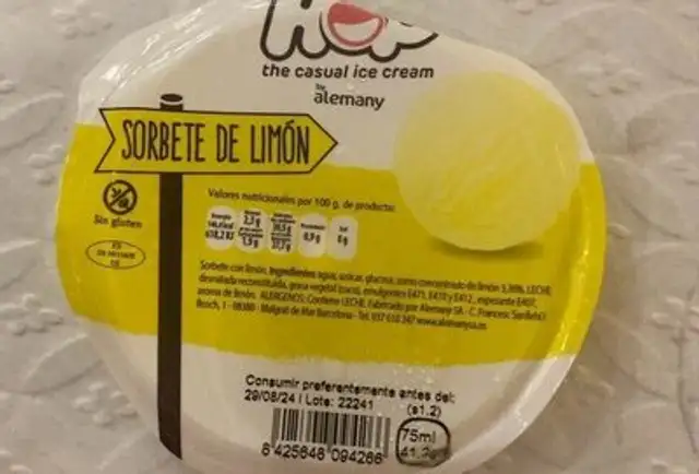 Sorbete limon
