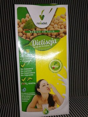 Bebida de soja front packaging