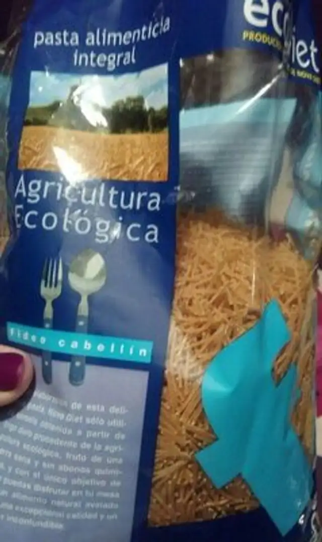 Pasta alimenticia integral