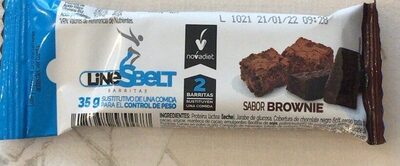 LineSbelt sabor brownie front packaging