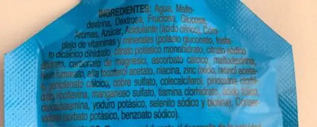 Trainer 365 gel energetico nutrition facts table